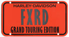 1985 Harley Davidson FXRD Grand Touring Edition Dealer Showroom License Plate   - TvMovieCards.com