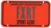 1985 Harley Davidson FXRT Sport Glide Dealer Showroom Display License Plate   - TvMovieCards.com