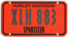 1985 Harley Davidson XLH 883 Sportster Dealer Showroom Display License Plate   - TvMovieCards.com