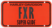 1986 Harley Davidson FXR Super Glide Dealer Showroom Display License Plate   - TvMovieCards.com
