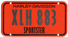 1986 Harley Davidson XLH 883 Sportster Dealer Showroom Display License Plate   - TvMovieCards.com