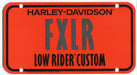 1986 Harley Davidson FXLR Low Rider Custom Dealer Showroom Display License Plate   - TvMovieCards.com