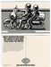 (2) 1986 Harley Davidson "Things Are Different On A Harley" Postcard 4x6   - TvMovieCards.com