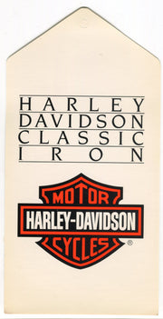 1984 Harley Davidson USED Motorcycles "Classic Iron" Dealer Hang Tag NOS   - TvMovieCards.com