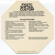 1985 Harley Davidson FXSTC Softail Custom "Stop Pretending" Dealer Hang Tag Disp   - TvMovieCards.com