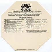 1985 Harley Davidson FXRT Sport Glide "Stop Pretending" Dealer Hang Tag Display   - TvMovieCards.com