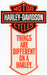 1987 Harley Davidson FLTC Tour Glide Classic "Things Are Different Dealer Hang T   - TvMovieCards.com