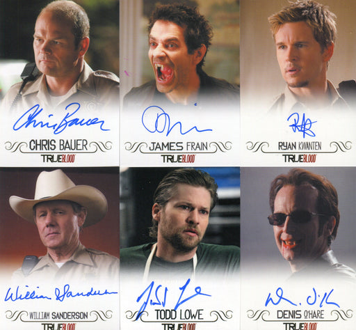True Blood Archives Autograph Card Lot 6 Cards   - TvMovieCards.com
