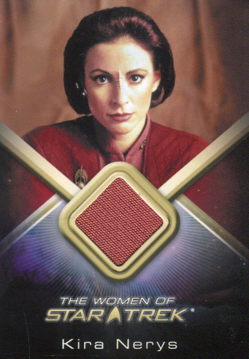 Women of Star Trek WCC13 Nana Visitor as Kira Nerys Costume Card   - TvMovieCards.com
