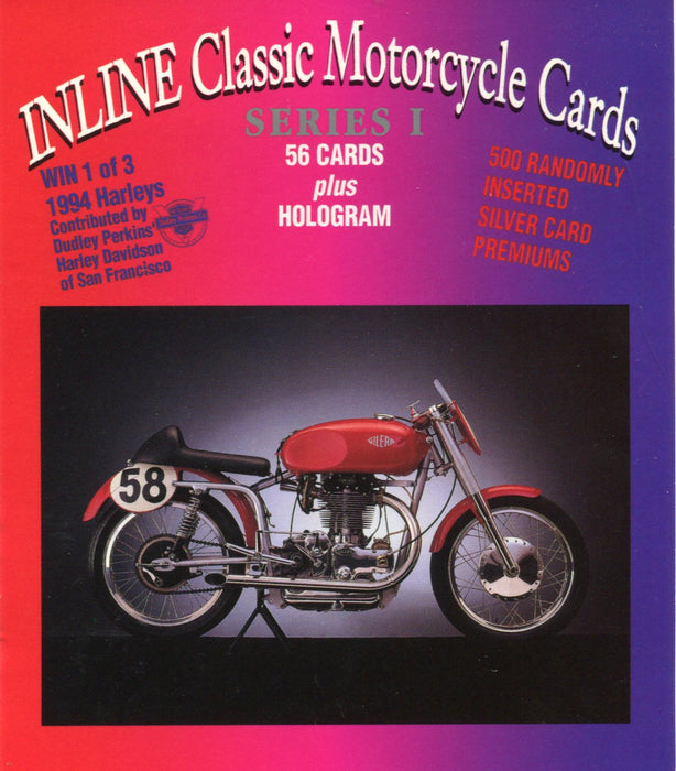 1993 Classic Motorcycles Series 1 Trading Card Factory Set 58 Cards + Hologram   - TvMovieCards.com