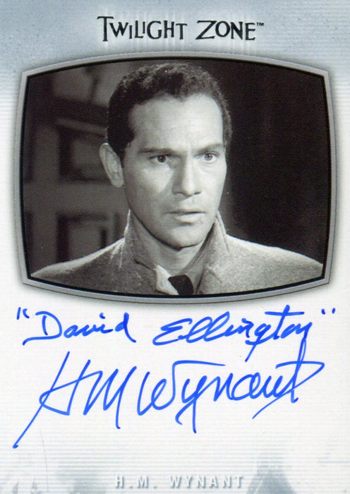 Twilight Zone Archives 2020 H.M. Wynant as David Ellington Autograph Card AI-17   - TvMovieCards.com