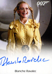 James Bond Archives Spectre Blanche Ravalec as Dolly Autograph Card   - TvMovieCards.com