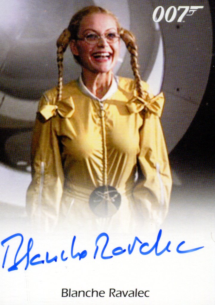 James Bond Archives Spectre Blanche Ravalec as Dolly Autograph Card   - TvMovieCards.com