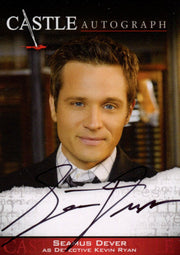 Castle Seasons 3 & 4 Seamus Dever Autograph Card A04   - TvMovieCards.com