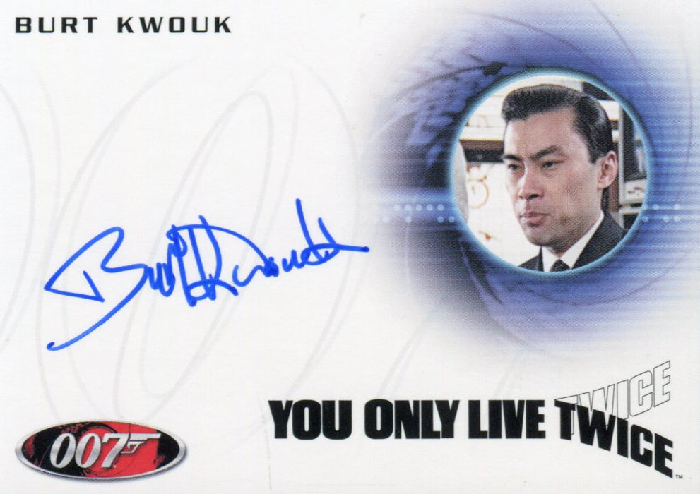 James Bond Mission Logs Burt Kwouk as Spectre #3 Autograph Card A197   - TvMovieCards.com