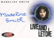 James Bond A49 The Quotable James Bond Madeline Smith Autograph Card   - TvMovieCards.com