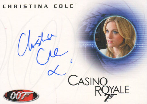 James Bond 2009 Archives Christina Cole Autograph Card A129   - TvMovieCards.com