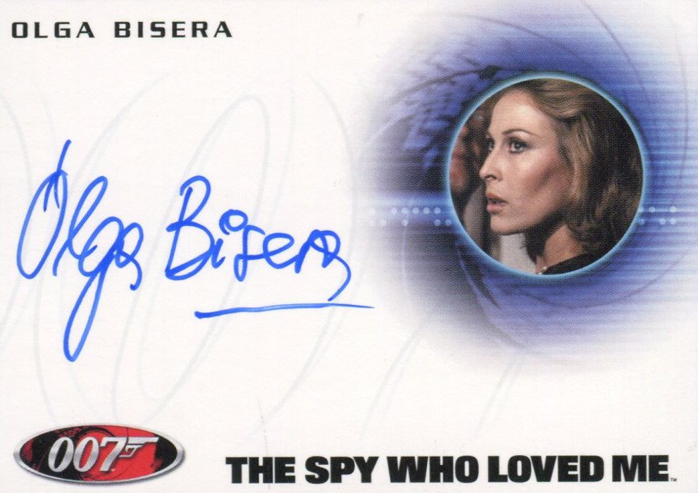James Bond Heroes & Villains Olga Bisera Autograph Card A150   - TvMovieCards.com