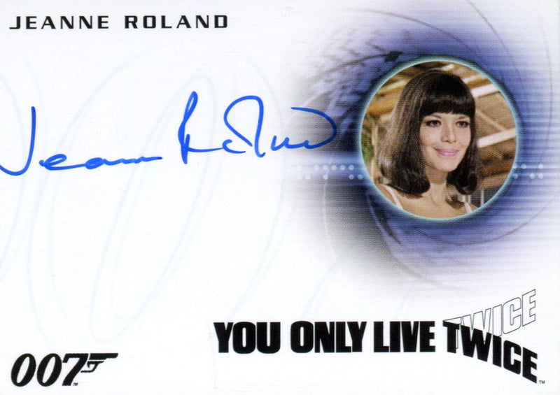 James Bond Archives Spectre Jeanne Roland Autograph Card A292   - TvMovieCards.com