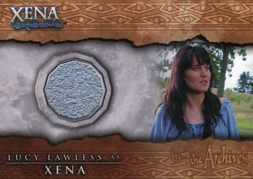 Xena The Quotable Xena Lucy Lawless as Xena Costume Card C14 Blue   - TvMovieCards.com