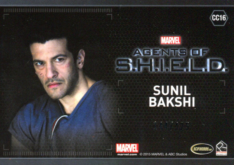 Agents of S.H.I.E.L.D. Season 2 Sunil Bakshi Costume Card CC16 144/425   - TvMovieCards.com