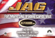 JAG Legacy Promo Card JFF1 Rittenhouse 2004   - TvMovieCards.com