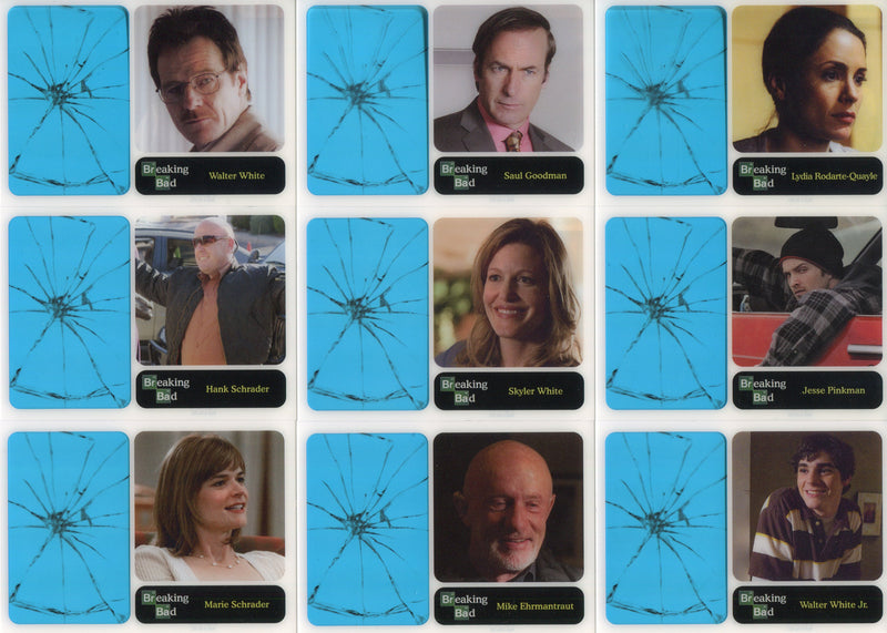 Breaking Bad Seasons 1-5 Blue Sky Chase Card Set 9 Cards HSBG-01 thru HSBG-09   - TvMovieCards.com