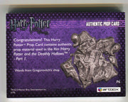 Harry Potter Deathly Hallows 1 Wands Prop Card HP P6 #062/140   - TvMovieCards.com