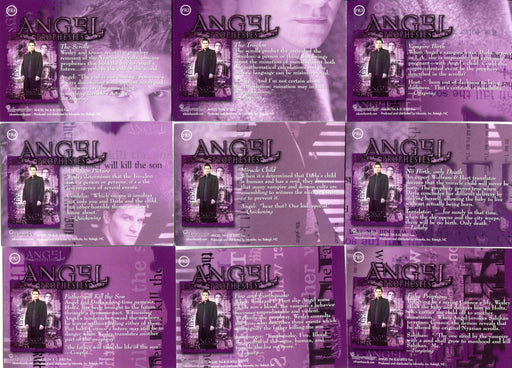 Anger Season 3 Prophesies Foil Puzzle Chase Card Set PR1 thru PR9   - TvMovieCards.com