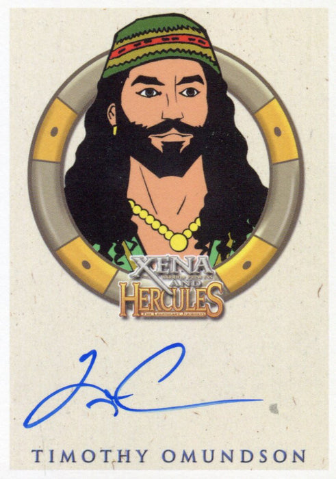 Xena & Hercules Animated Adventures Timothy Omundson Eli Autograph Card   - TvMovieCards.com