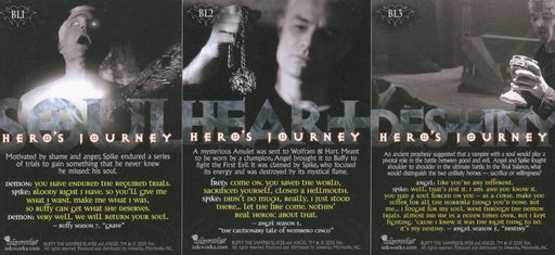 Spike The complete Story Box Loader Chase Card Set BL1 throu BL3   - TvMovieCards.com