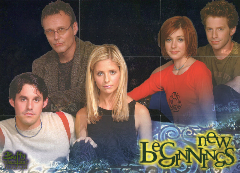 Buffy The Vampire Slayer Season Four New Beginnings Foil Puzzle Chase Card Set   - TvMovieCards.com