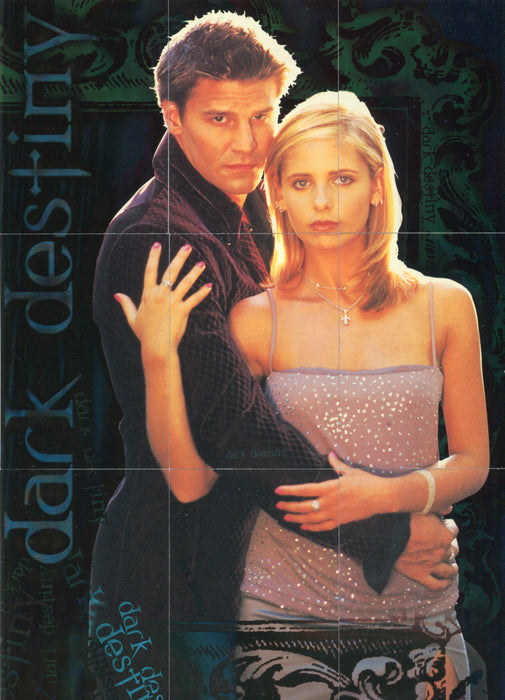 Buffy The Vampire Slayer Season Two Dark Destiny Foil Puzzle Chase Card Set   - TvMovieCards.com