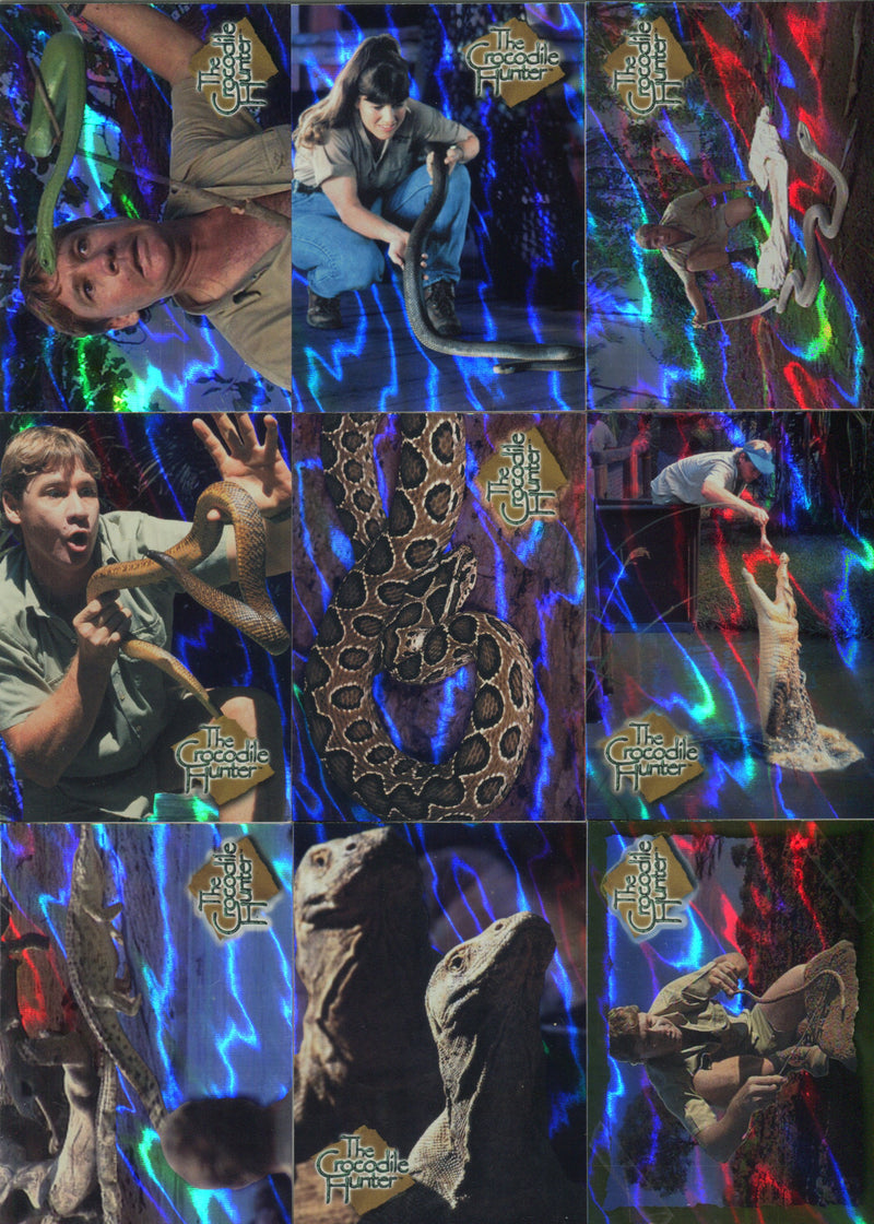 Crocodile Hunter Steve Irwin Most Dangerous Reptiles Chase Card Set DR-1 thru DR - TvMovieCards.com