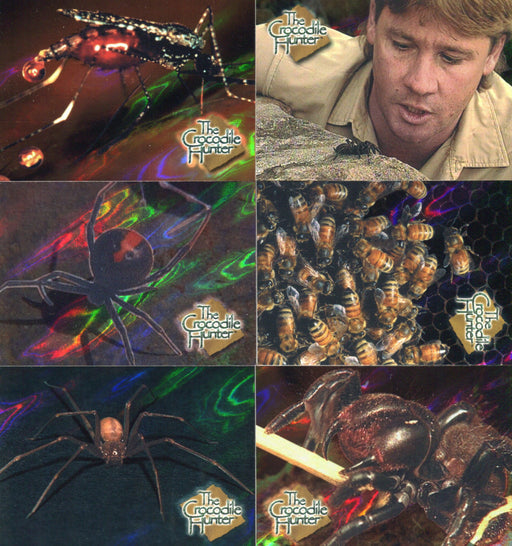 Crocodile Hunter Steve Irwin Most Lethal Insects Chase Card Set LI-1 thru LI-6   - TvMovieCards.com