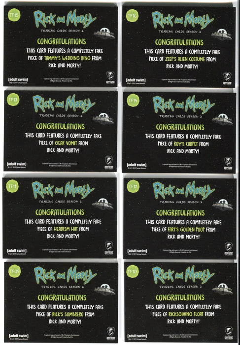 Rick and Morty Season 2 Totally Fabricated Memorabilia Card Set TF01-TF18 B1   - TvMovieCards.com