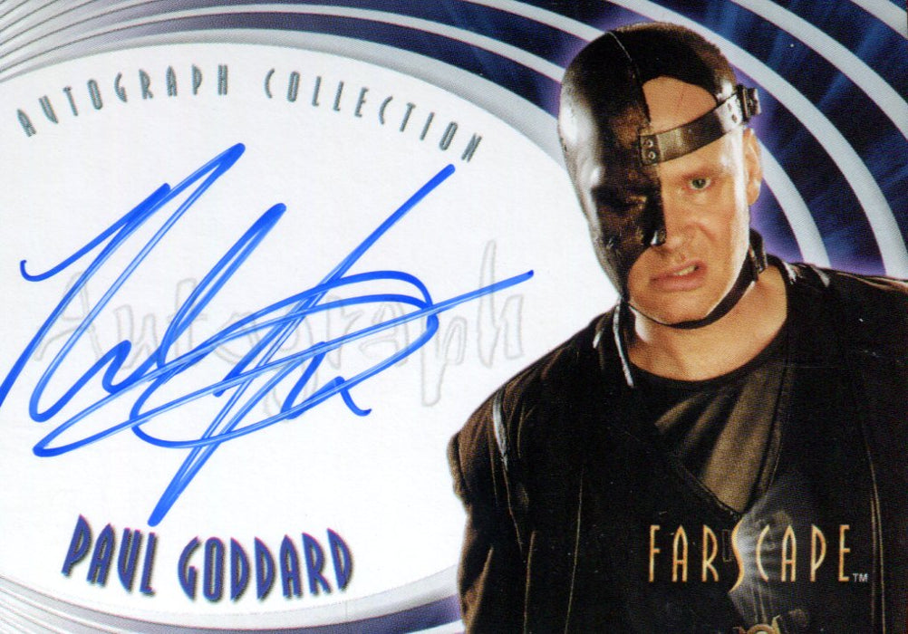 Farscape Through the Wormhole Paul Goddard Autograph Card A70   - TvMovieCards.com