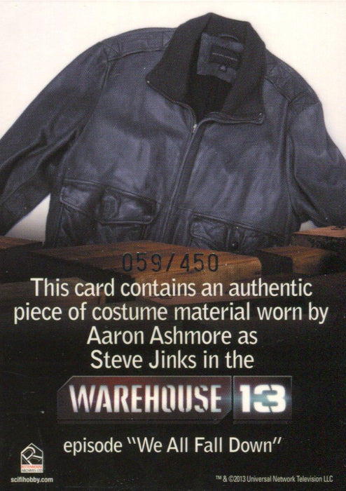 Warehouse 13 Premium Packs Season 4 Steve Jinks Costume Card #059/450   - TvMovieCards.com