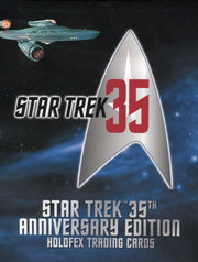 Star Trek 35th Anniversary Holofex Empty Trading Card Album Rittenhouse 2001 - TvMovieCards.com