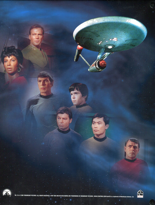 Star Trek 35th Anniversary Holofex Empty Trading Card Album Rittenhouse 2001 - TvMovieCards.com