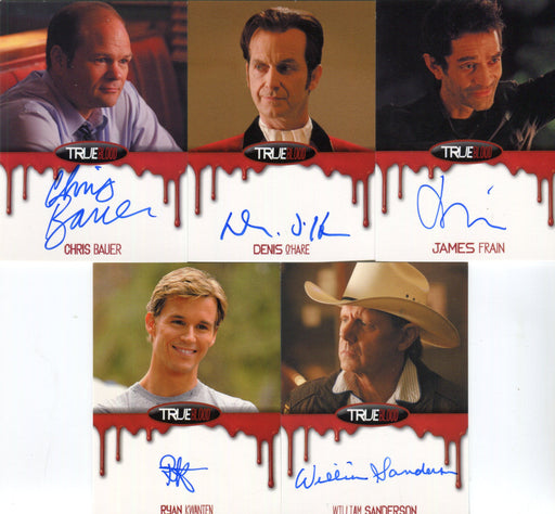 True Blood Season 6 Autograph Card Lot 5 Cards   - TvMovieCards.com