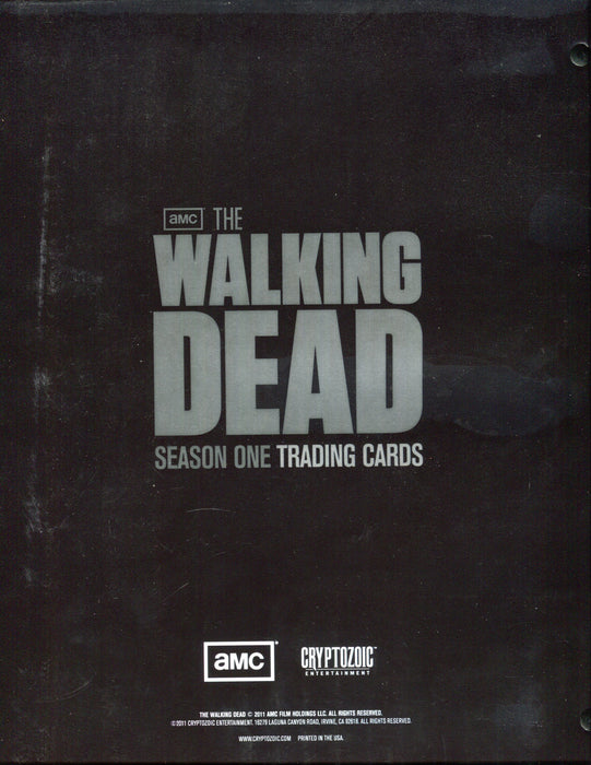 Walking Dead Season One Empty Trading Card Album Cryptozoic 2011   - TvMovieCards.com