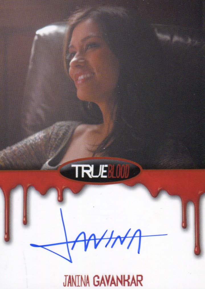 True Blood Season 6 Janina Gavankar as Luna Garza Autograph Card   - TvMovieCards.com