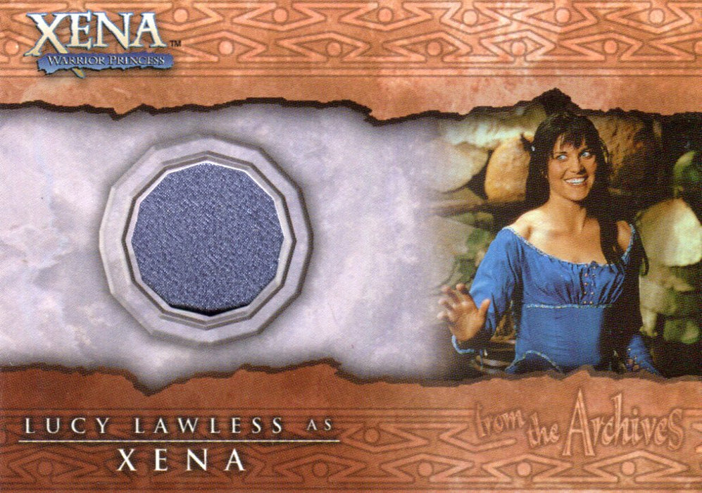 Xena Beauty and Brawn Lucy Lawless as Xena Costume Card C9   - TvMovieCards.com