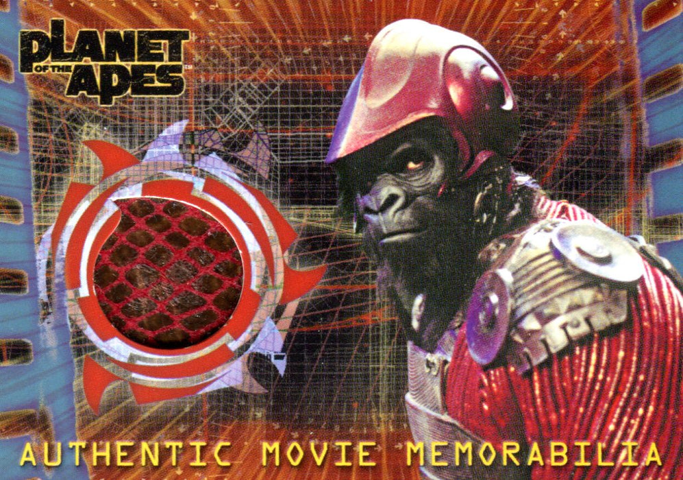 Planet of the Apes Movie Gorilla Warriors Memorabilia Costume Card Topps 2001   - TvMovieCards.com