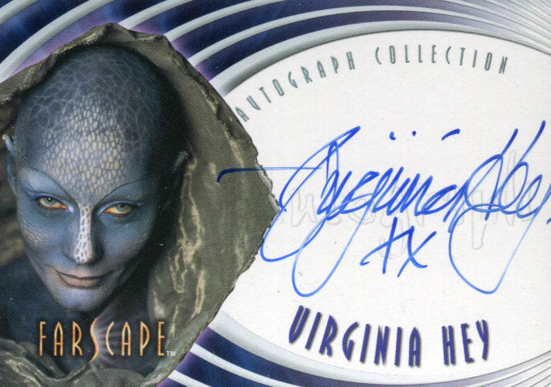 Farscape Season 2 Virginia Hey as P'au Zotoh Zhaan Autograph Card A7   - TvMovieCards.com