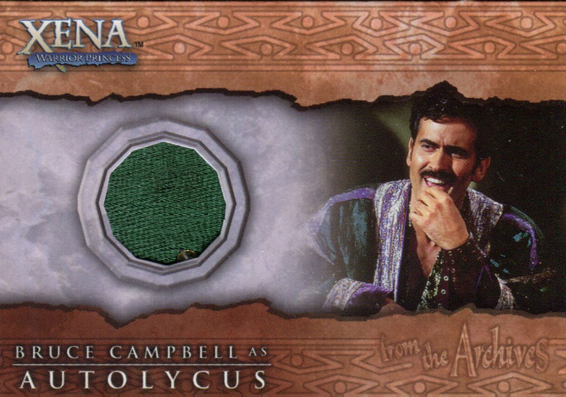 Xena Beauty and Brawn Bruce Campbell as Autolycus Costume Card C3 Green   - TvMovieCards.com