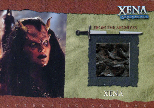 Xena Season Six Lucy Lawless as Demon Xena Costume Card R5   - TvMovieCards.com