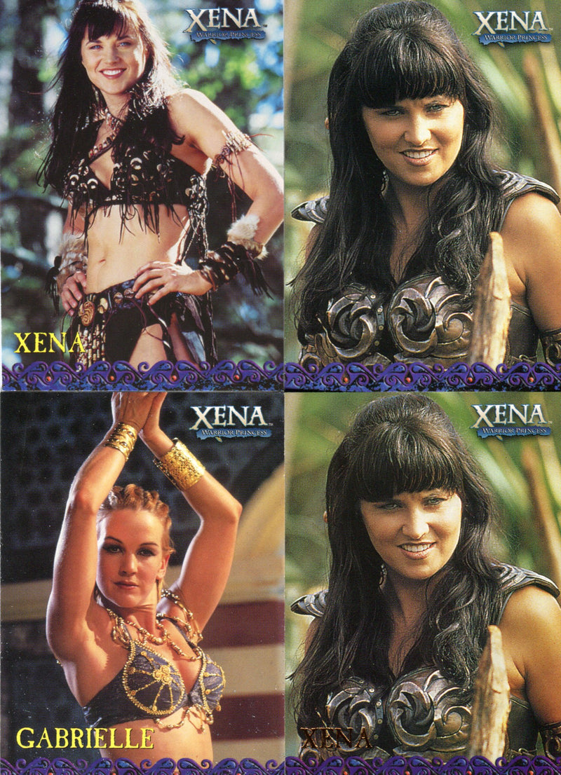 Xena Season Six Promo Card Lot with Variant P1 P1 P2 and Gummie 4 Cards   - TvMovieCards.com