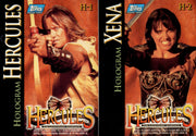 Hercules The Legendary Journeys Hologram Chase Card Set H-1 and H-2 Topps 1996   - TvMovieCards.com